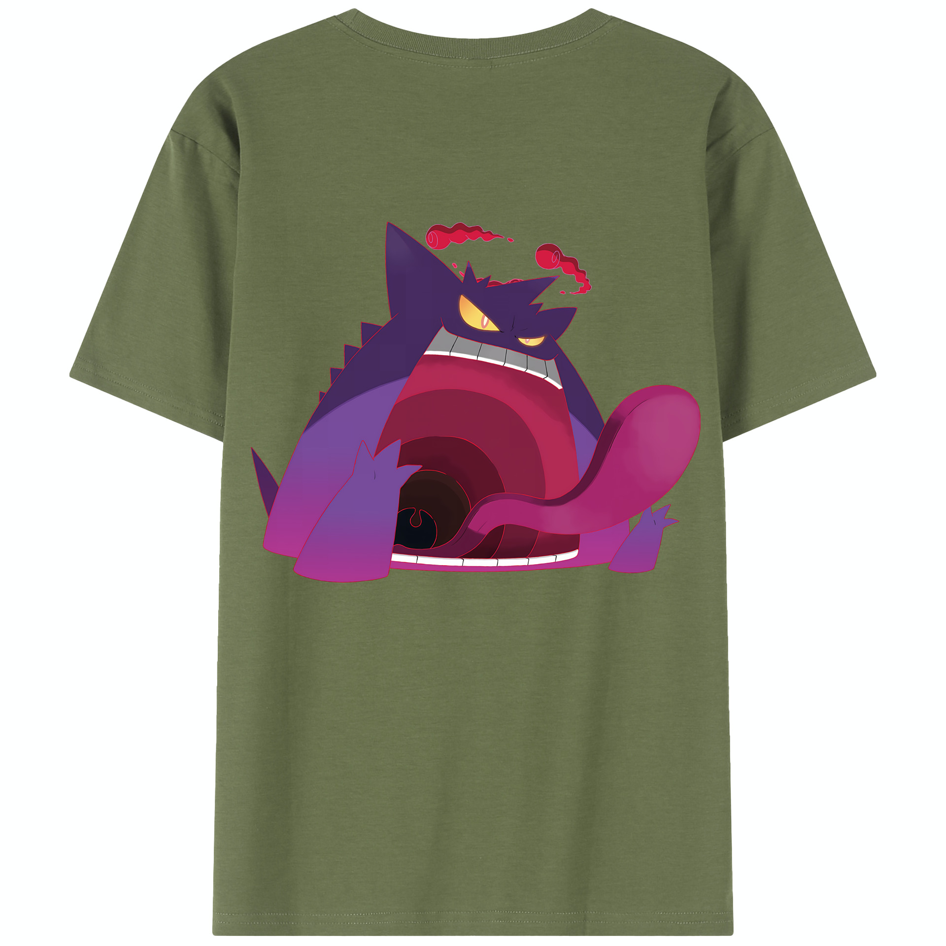 （画像用） ポケットモンスター Pokémon 綿100％半袖Tシャツ（背面プリント）